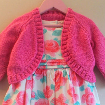 Pink Sparkle Girl's Bolero Jacket