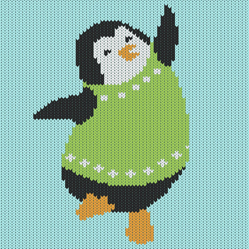 Christmas Penguin Knit Chart