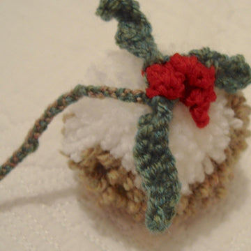 Christmas Pudding Baby Car Seat Blanket & Toy