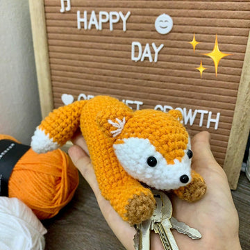 Little Fox Keychain Holder