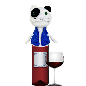 Boy Cat Wine Bottle Topper