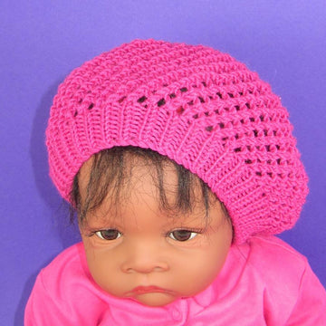 Baby Simple Lacey Tam Slouch hat