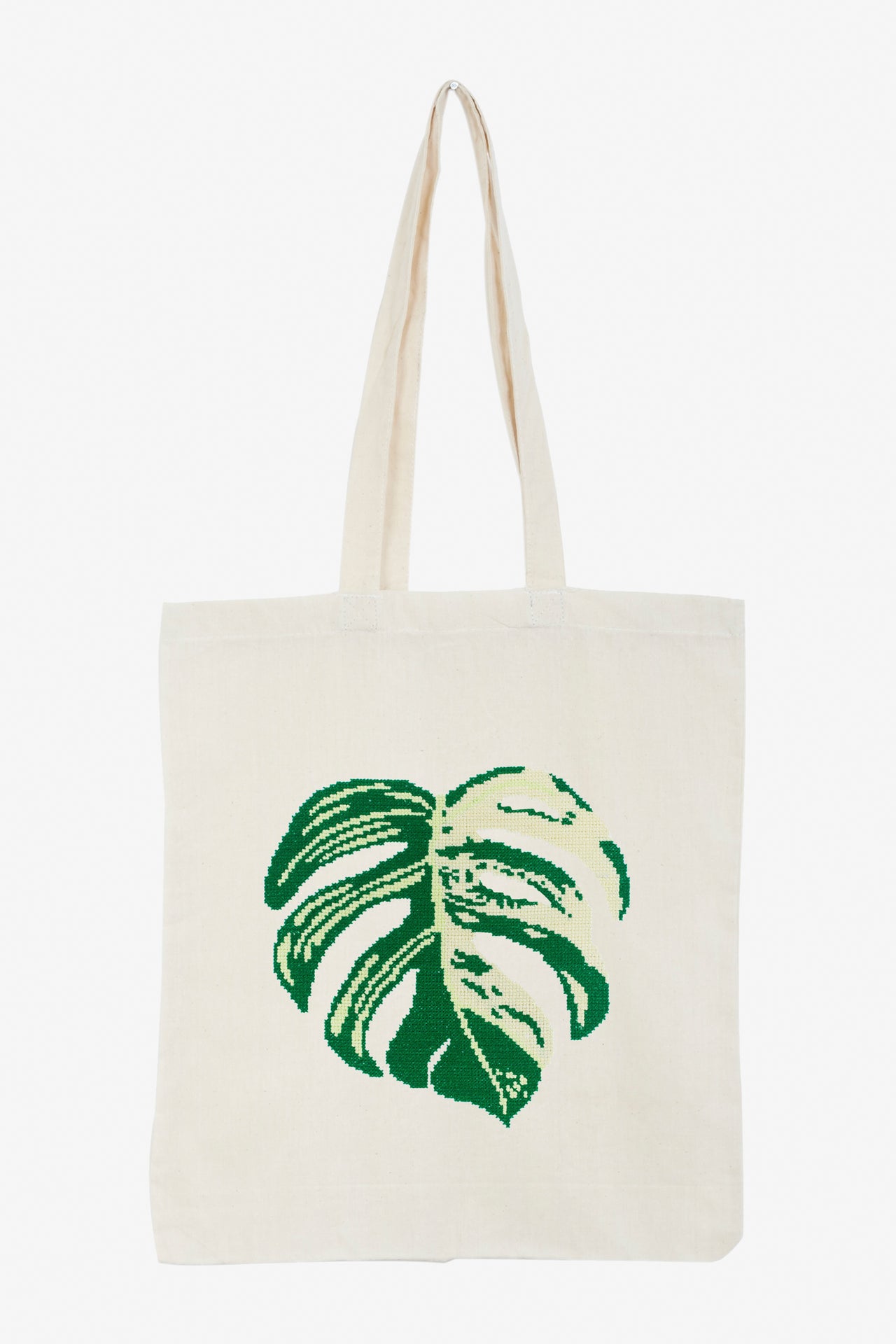 Variegated Swiss Cheese Plant in DMC - PAT0562 - Downloadable PDF