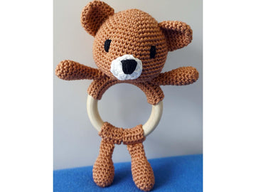 Crochet Pattern Baby Rattle Bear!