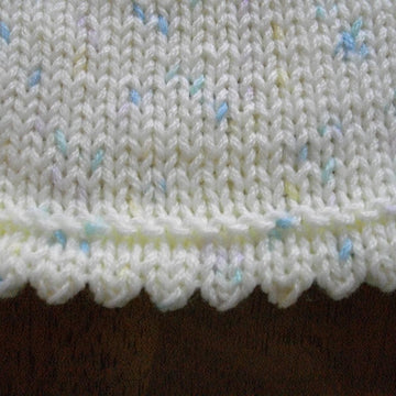 Sunray Yoke Baby Sweater (Knit)