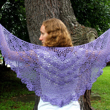 Violet's Garden Shawl