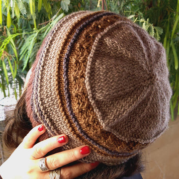 Metallic Twist Hat