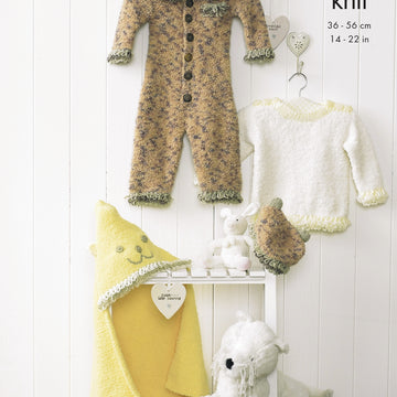 Baby Set in King Cole DK - 4231 - Downloadable PDF