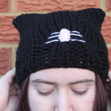 Knitted Cat Beanie