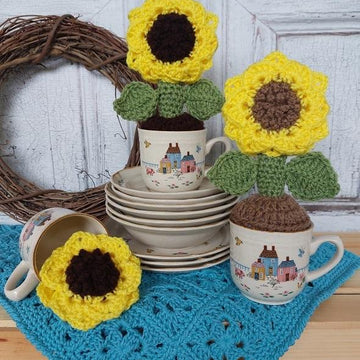 Upcycled Potted Sunflower