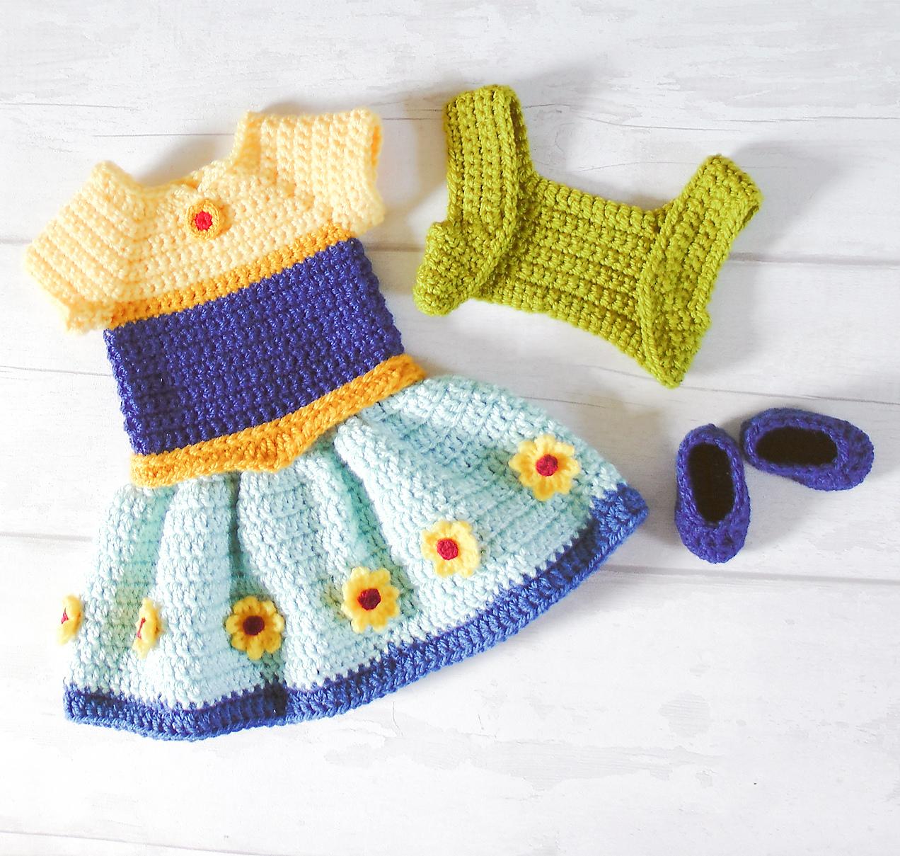 Anna Frozen Fever Dress Set