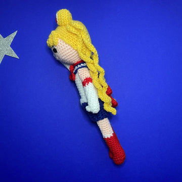 Japanese Warrior amigurumi doll