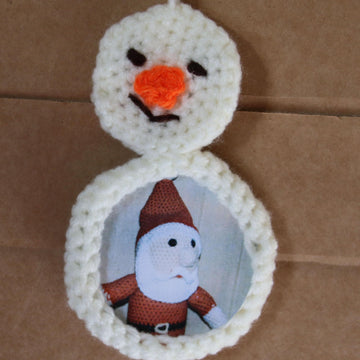 Amigurumi Snowman Gift Tag
