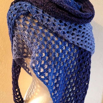 Heartland Crochet Triangle Shawl