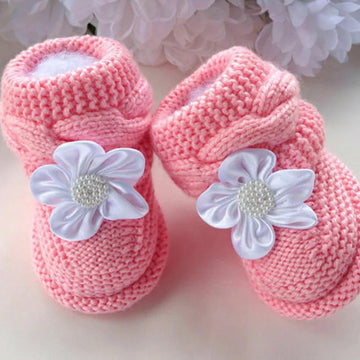 Pattern Knitted Baby Booties Phillip