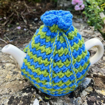 Cornflower 2 Cup Teapot Cosy Knitting Pattern