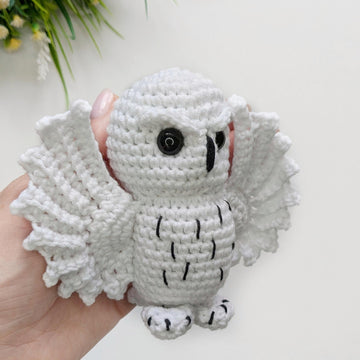 Crochet Owl Pattern, amigurumi bird pattern, crochet plushie