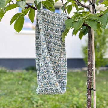 Lerwick Fair Isle Twisted Cowl