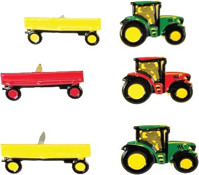 Eyelet Outlet Shape Brads 12/Pkg - Tractor