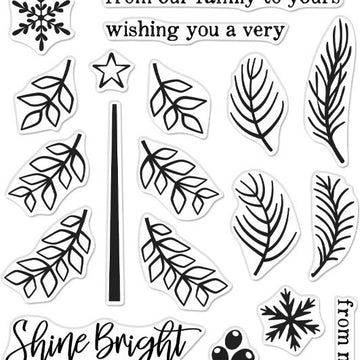 Hero Arts Clear Stamps 4"X6" - Build A Tree