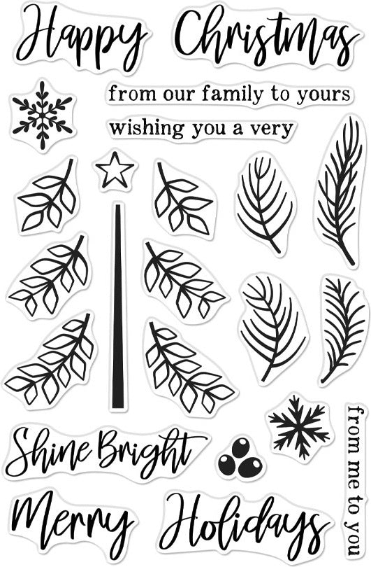 Hero Arts Clear Stamps 4"X6" - Build A Tree