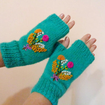 Wildflowers Mittens Gloves