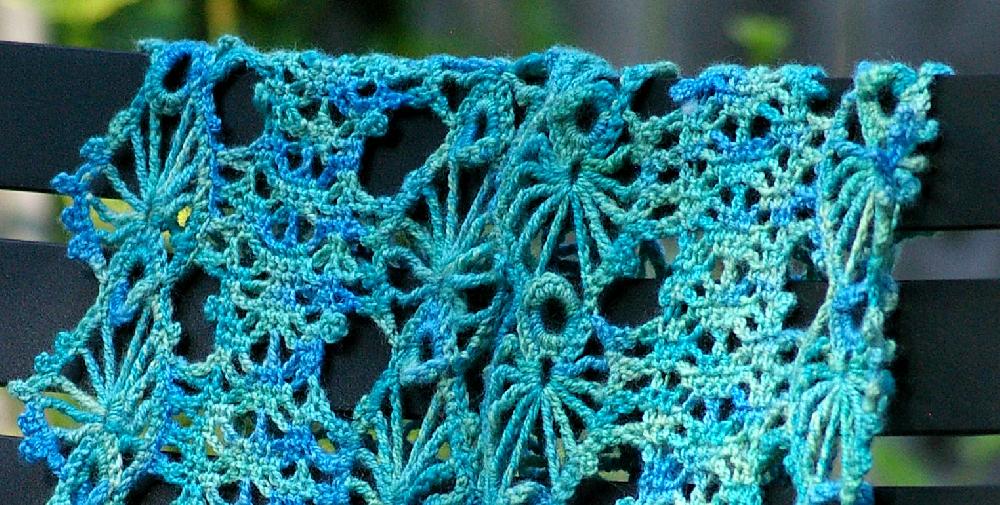 Peacock Track Scarf