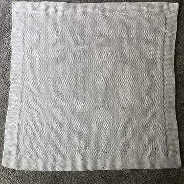 Easy Moss stitch baby blanket