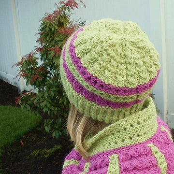 Sweet Peas - Hat/Cowl Set