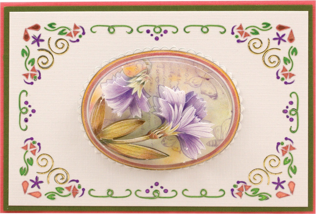 Artdeco Creations Couture Creations Hobbydots 3D Push Out Kit - Vintage Purple Birds