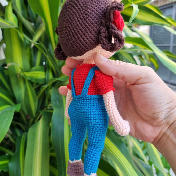 Crochet doll pattern, Amigurumi doll, Trixie doll