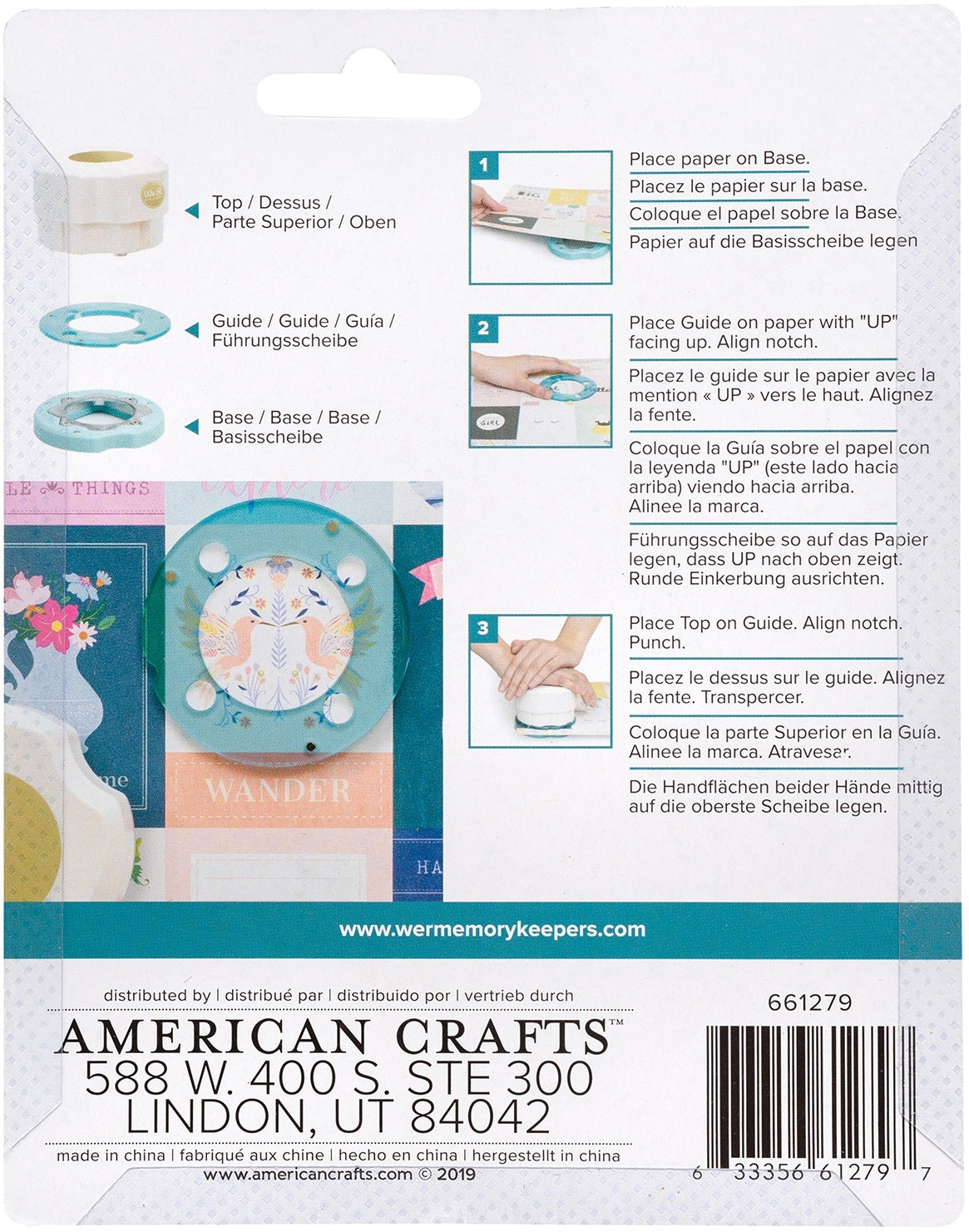 We R Memory Keepers 1" Clear-Cut Punch - Scallop Circles