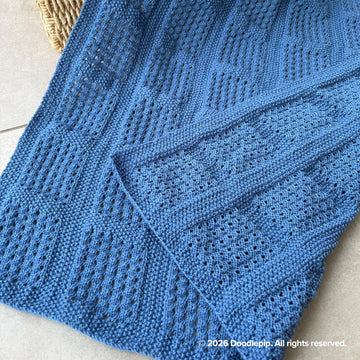 Cellular Baby Blanket