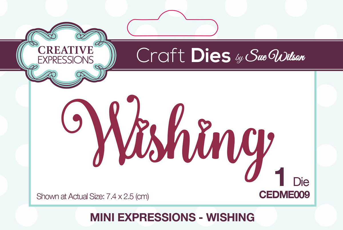 Creative Expressions Craft Dies By Sue Wilson - Wishing