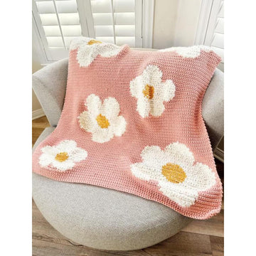 The Strawberry Flowers Throw