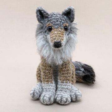 Winter Woolfie the realistic wolf