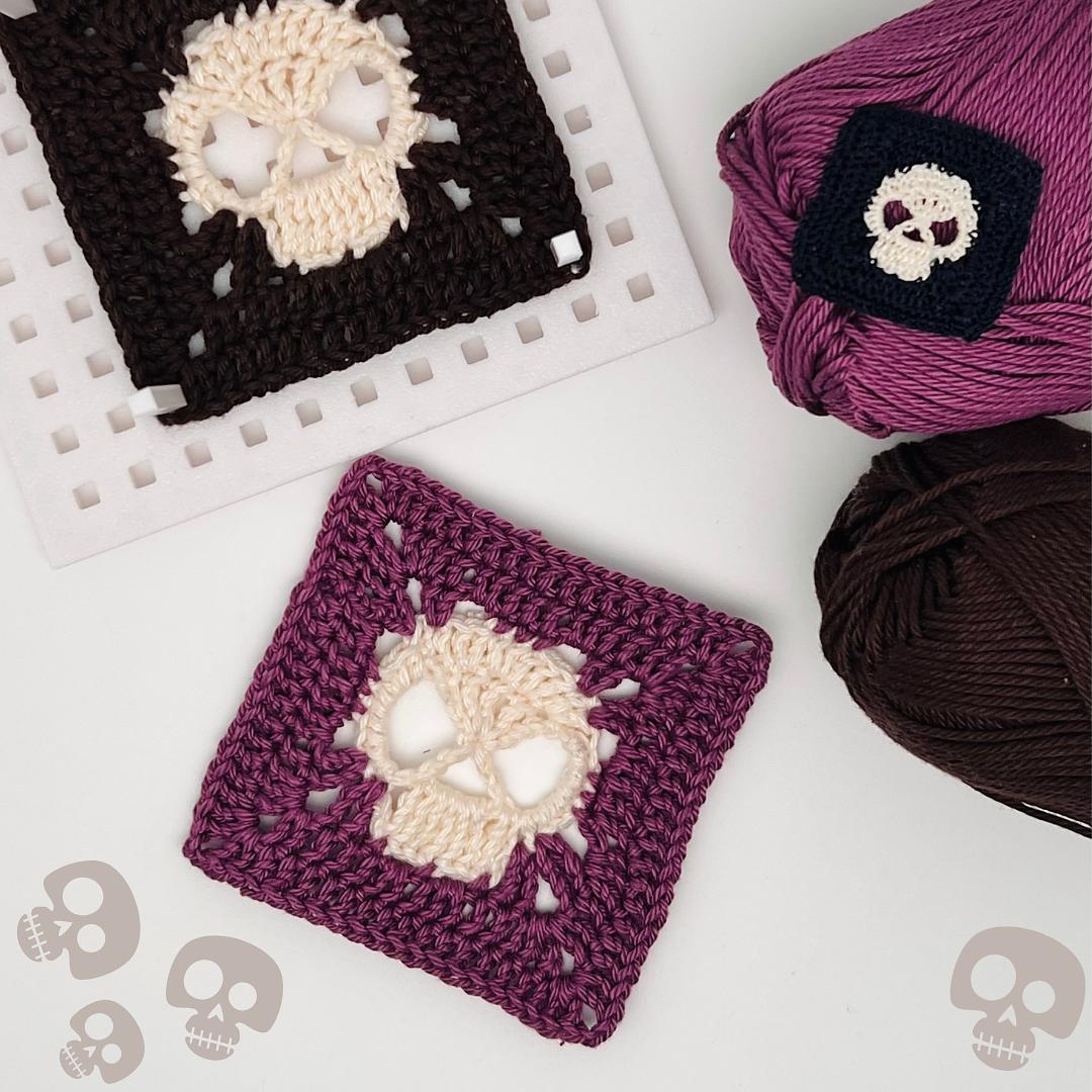 Skull Granny Square