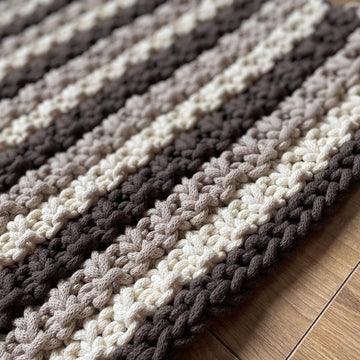 Hurdle Stitch Bath Mat