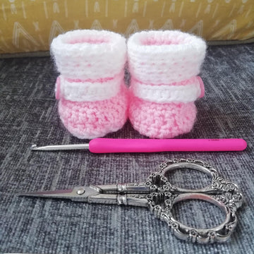 Beautiful baby booties