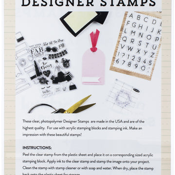 Echo Park Paper Carta Bella Stamps - School Days