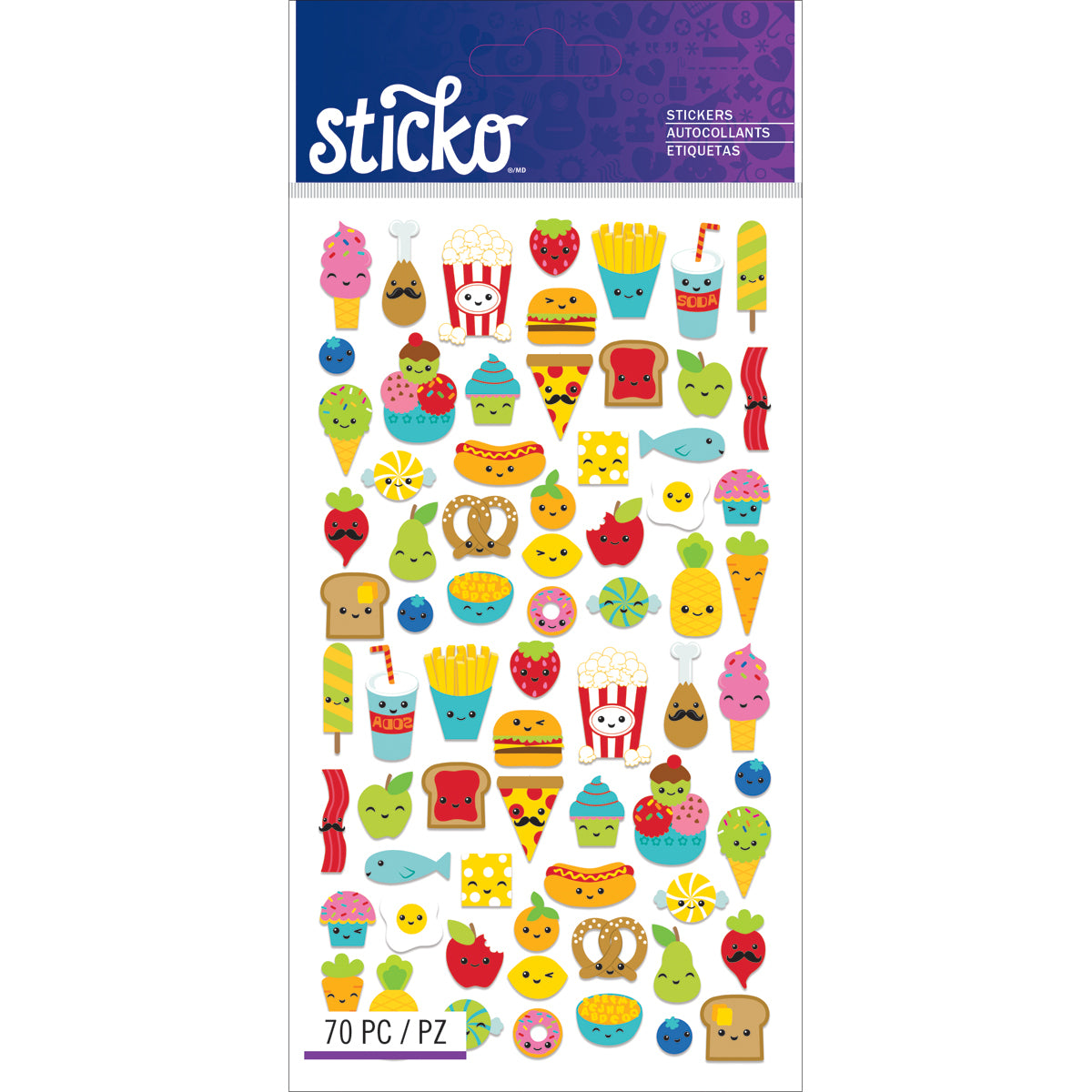 Sticko Stickers - Mini Food Characters