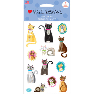Mrs. Grossman's Stickers - Crafty Cats