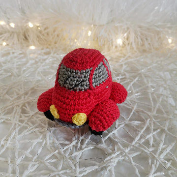 Turbo Red Race Car – Amigurumi Crochet Pattern