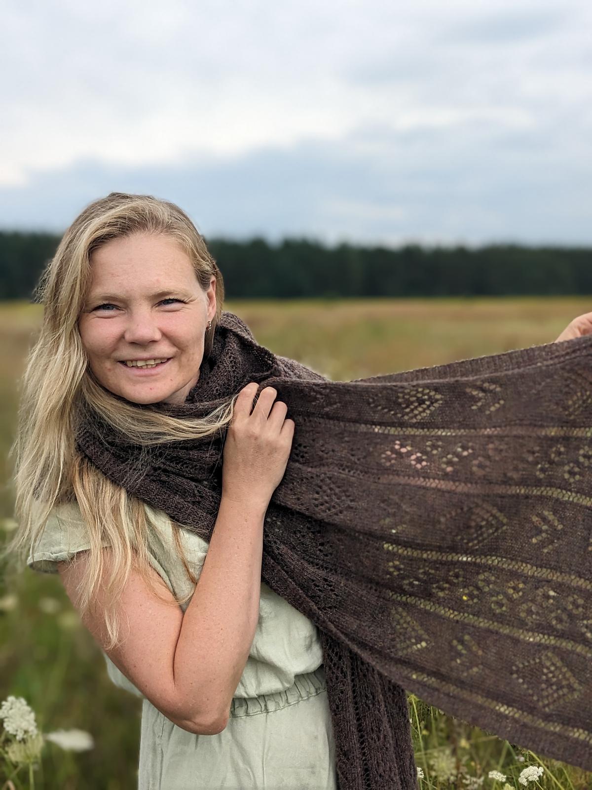 Pļava scarf (stole)
