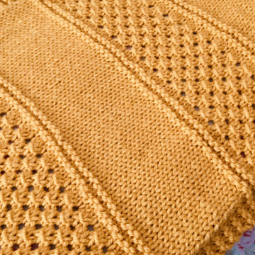 Lace Stripe Bed Runner Blanket