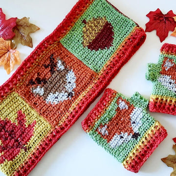 Woodland Mitts & Cowl