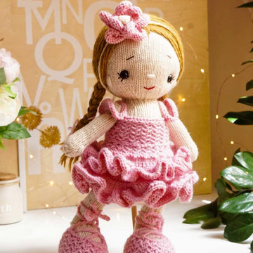 Knitting Pattern Doll Clothes - Outfit "Ballerina"
