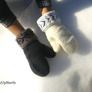 North of 60 Felted Mitts