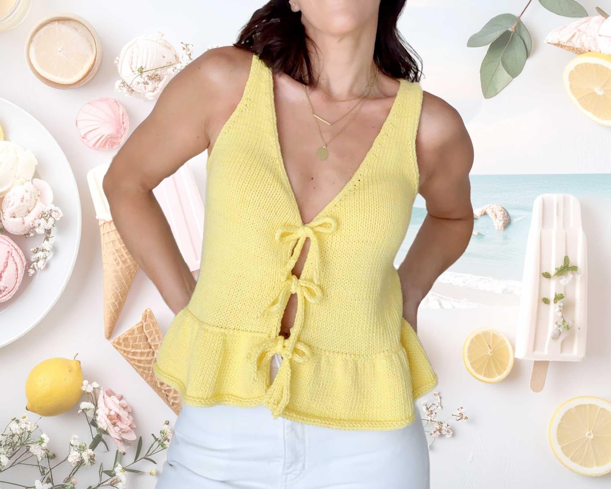 Size XL - SORBETTO Knit Top