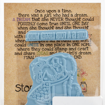 Stamping Bella Cling Stamps - Tiny Townie Dawn Loves Her Doggie